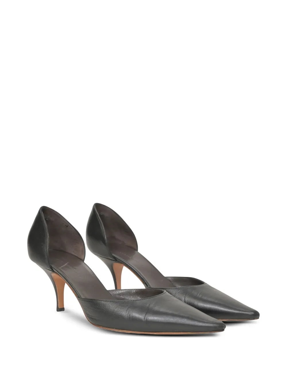 Balenciaga Pre-Owned 60 mm D'orsay leren pumps - Zwart