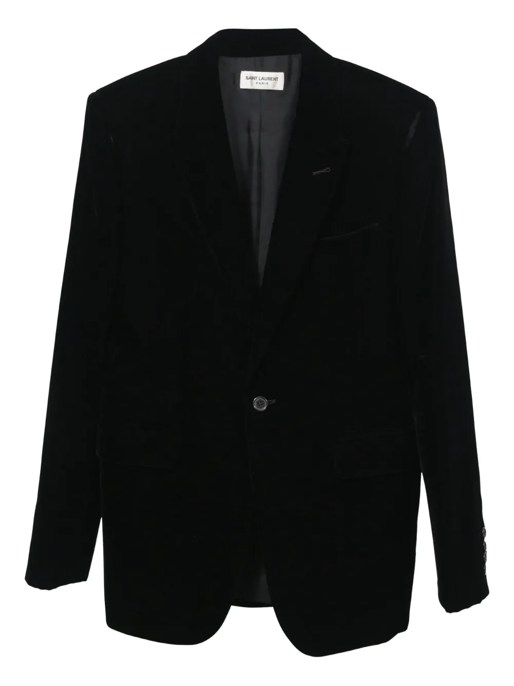 Saint Laurent Pre-Owned blazer con solapas de pico | negro | Image 1