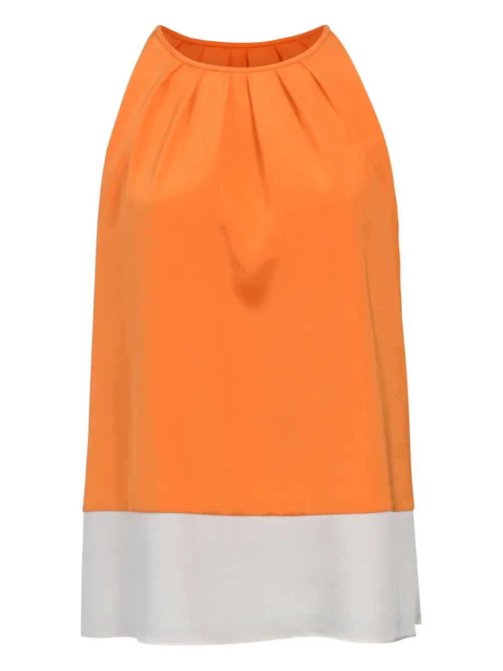 Theory 610 mm halter two-tone top - オレンジ Theory 610 mm halter two-tone top - オレンジ