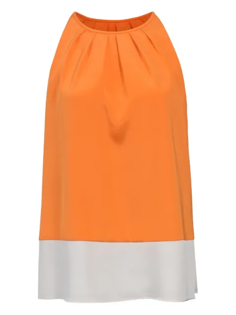 Theory Zweifarbiges Neckholder-Top 610mm