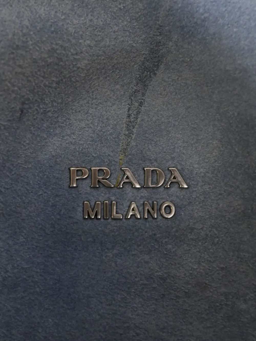 Pre-owned Prada Tie Dye Etiquette Shoulder Bag In Neutral