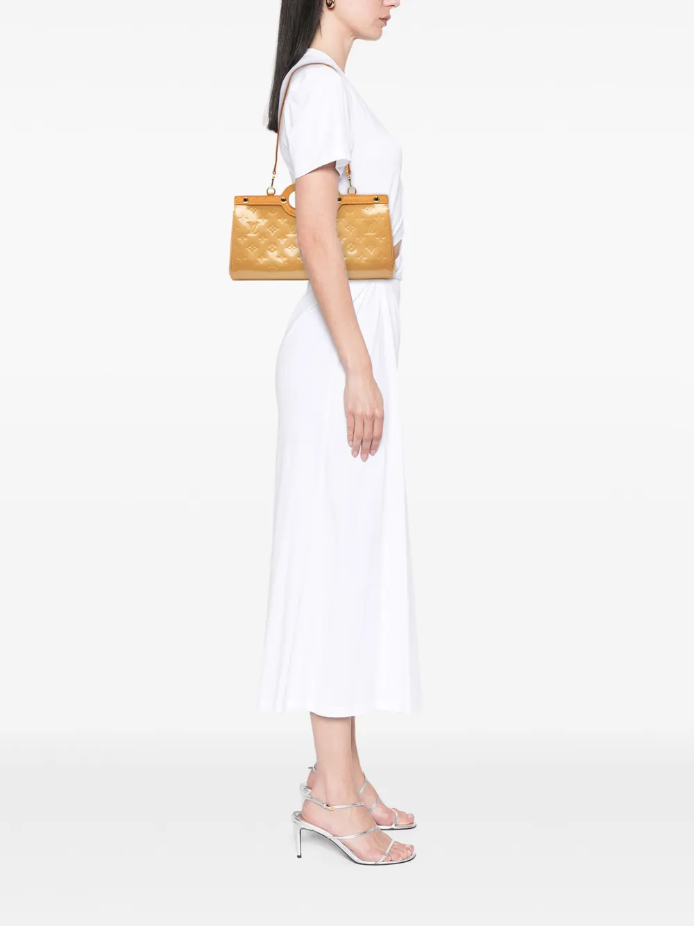 Louis Vuitton Pre-Owned Borsa a tracolla Roxbury Drive in pelle Vernis con monogramma 2005 | Pre-owned | Image 2