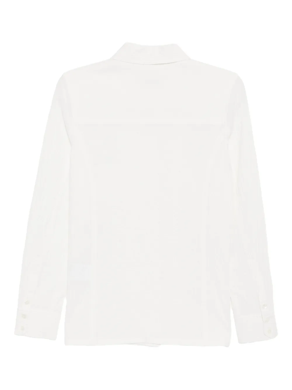 Low Classic Gekreukt blouse - Wit