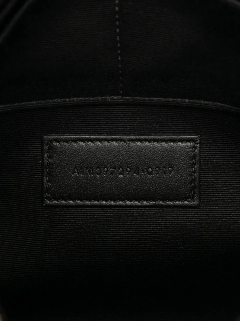 SAINT LAURENT Pre-owned 2019 Grain De Poudre Zipped Tablet Holder Clutch Bag In Black