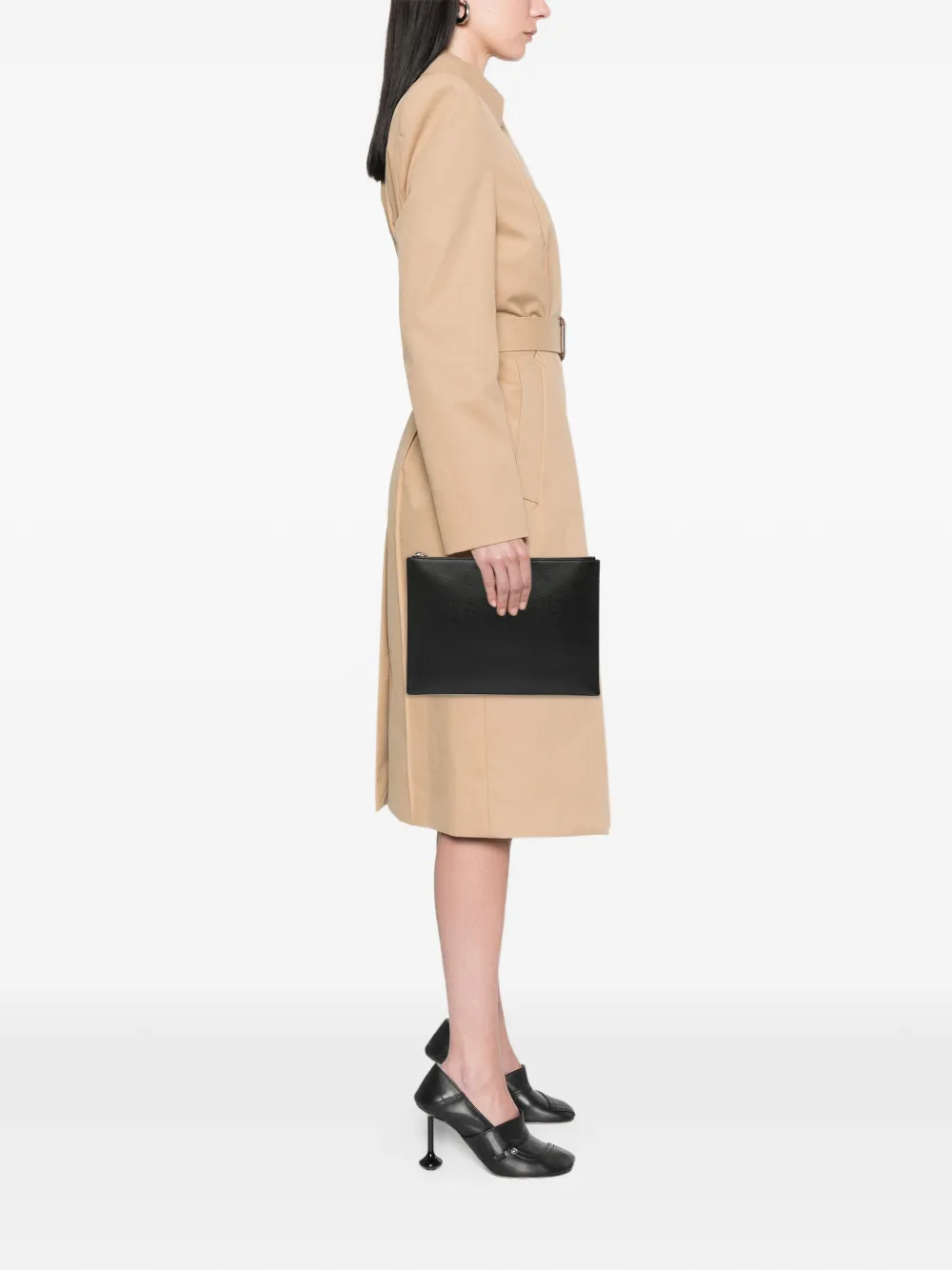 Saint Laurent Pre-Owned 2019 Grain De Poudre Zipped Tablet Holder clutch bag | Pre-Owned | Image 2