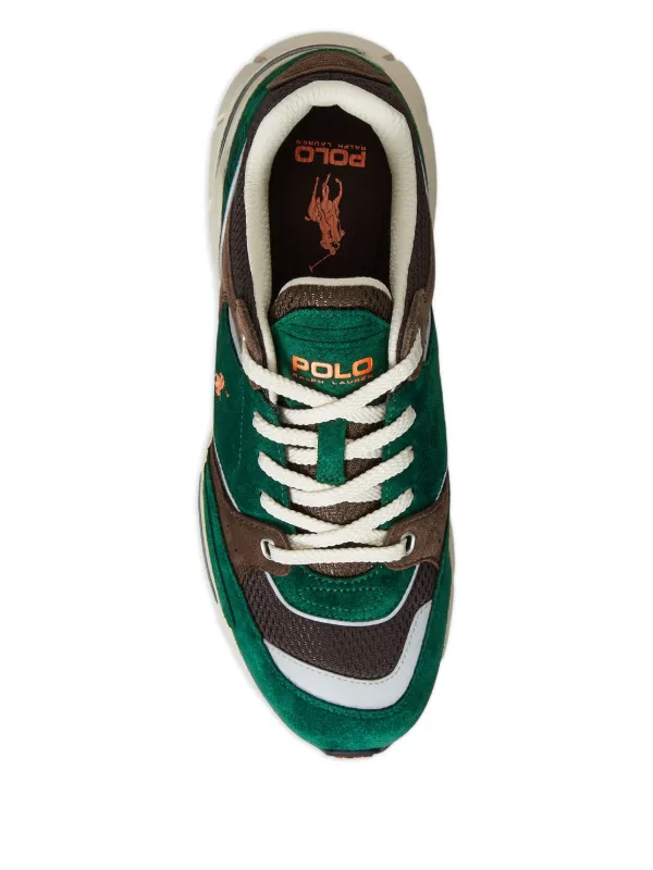 Polo Ralph Lauren Trackster 250 Sneakers | Green | FARFETCH