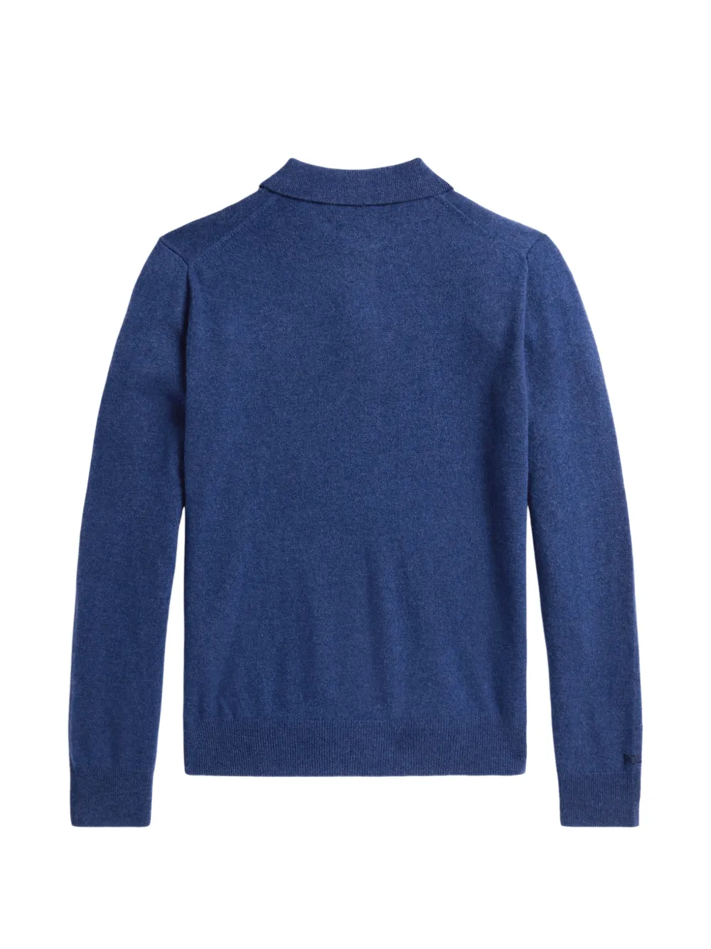 Polo Ralph Lauren Poloshirt met lange mouwen en applicatie Blauw