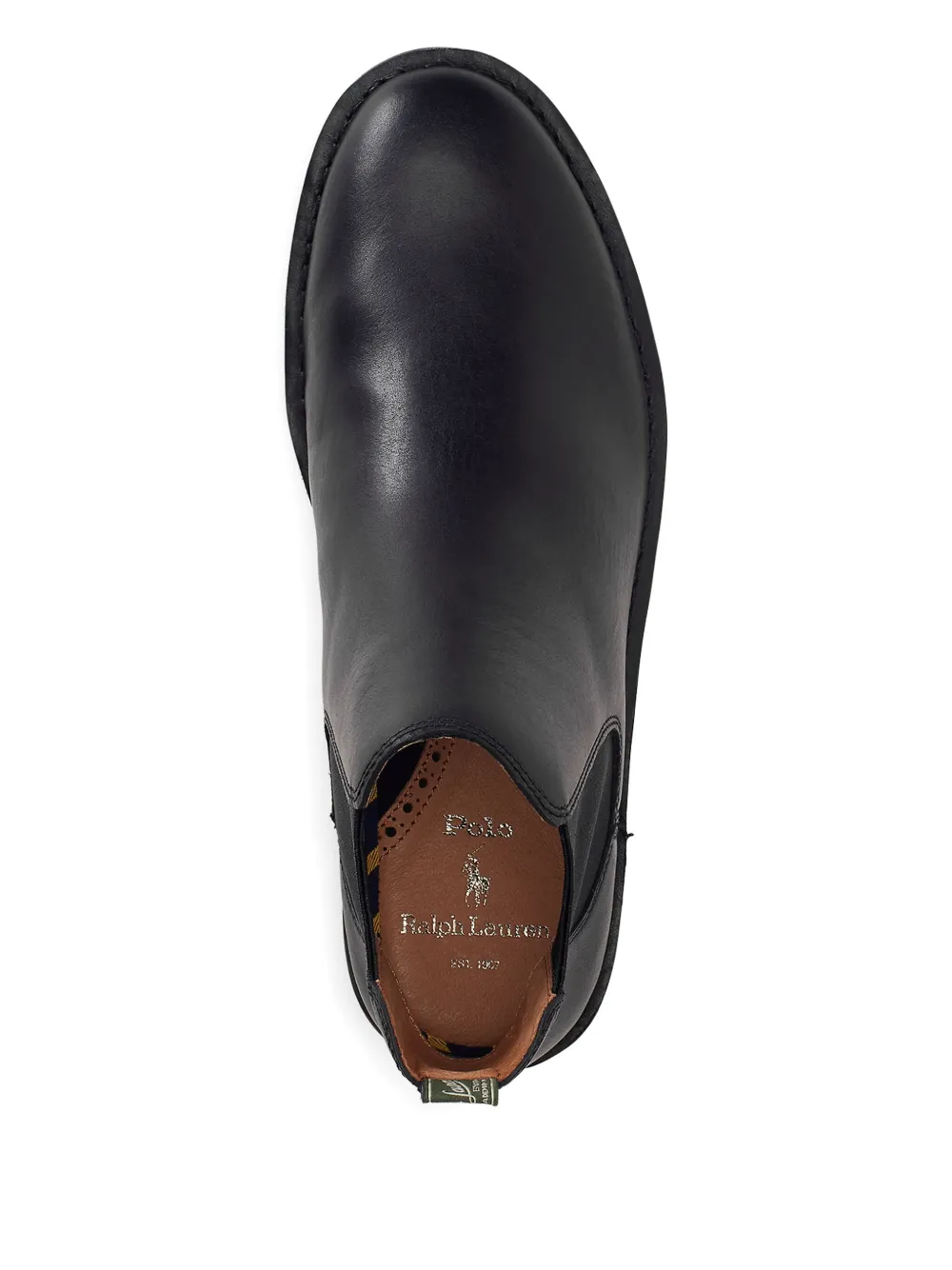 Polo Ralph Lauren leather Chelsea boots Zwart