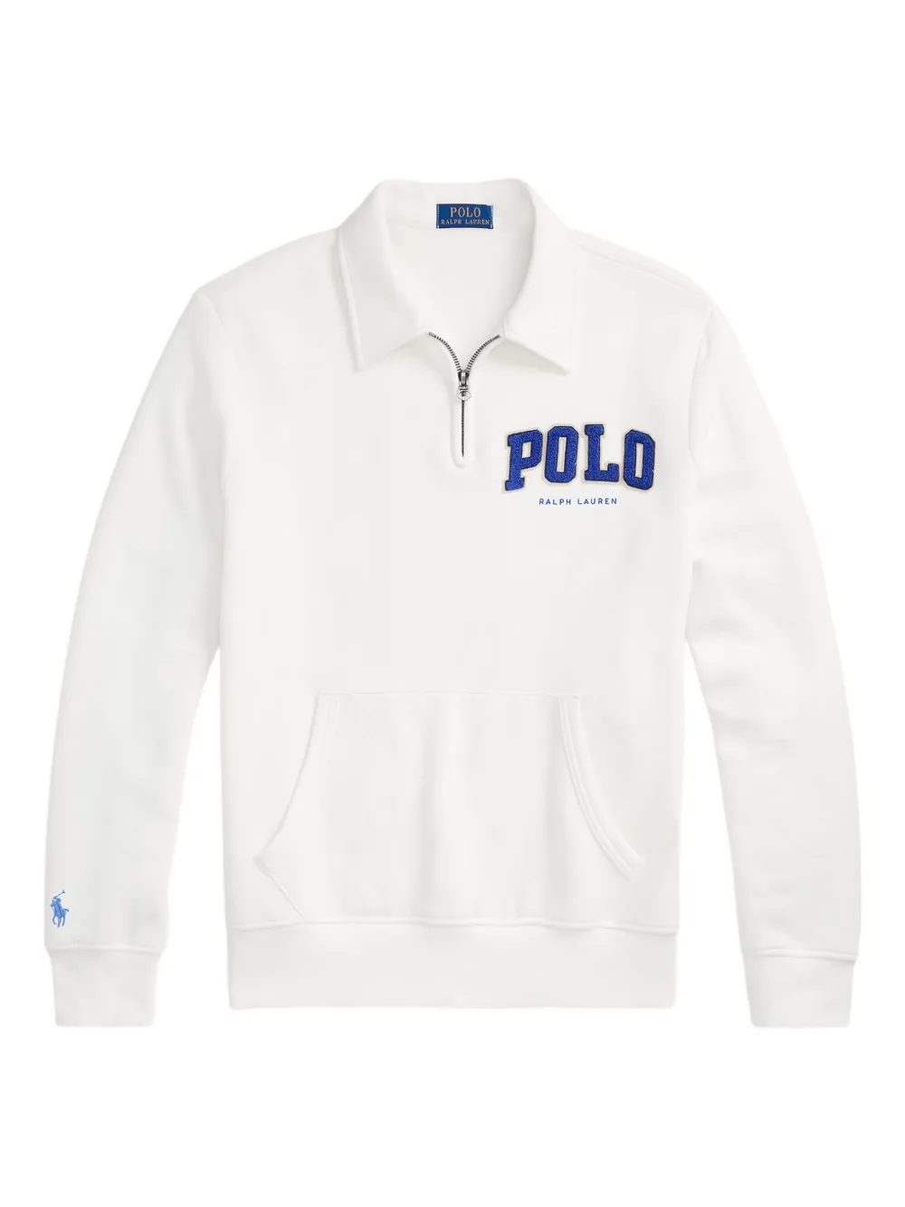 Polo Ralph Lauren logo-embroidered sweatshirt - Bianco