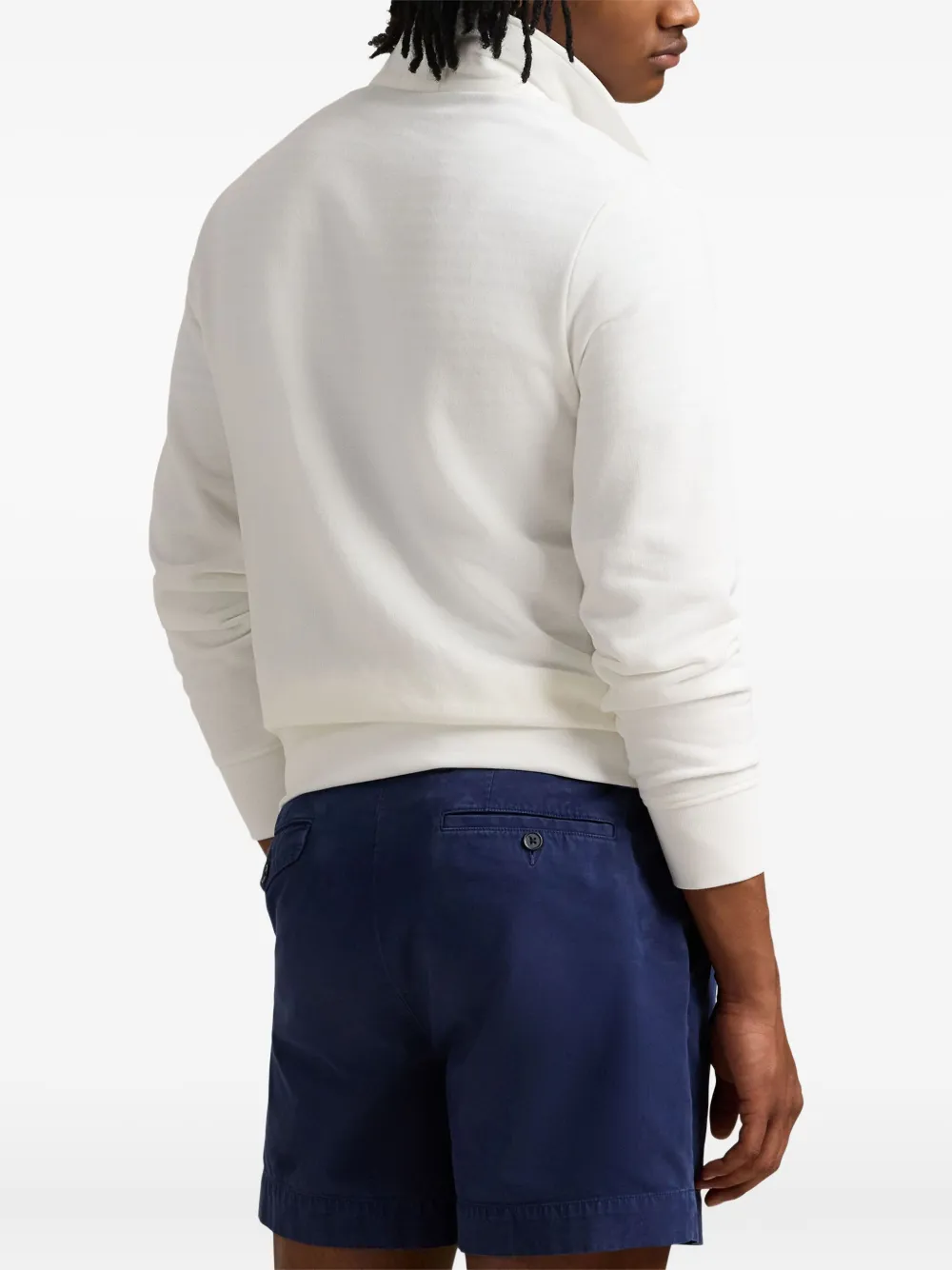 Polo Ralph Lauren logo-embroidered sweatshirt Wit