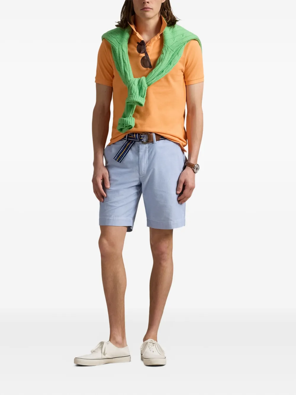Polo Ralph Lauren buttoned shorts - Blauw