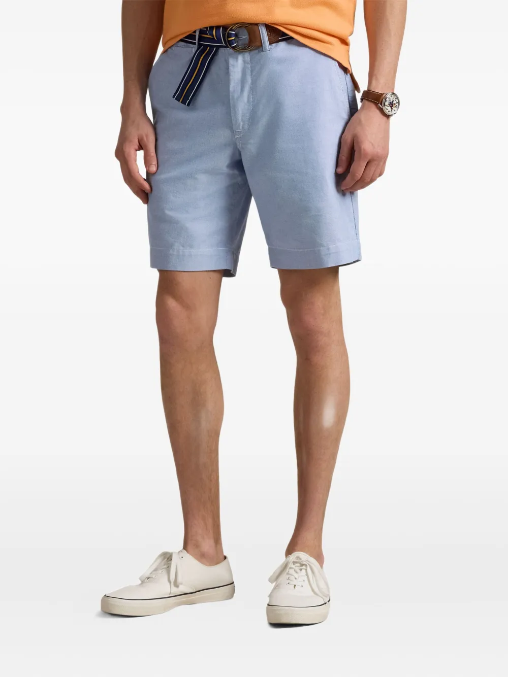 Polo Ralph Lauren Buttoned Shorts In Blue