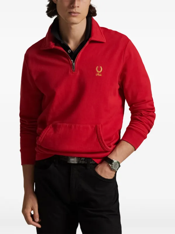 Polo Ralph Lauren Zip Pocket Polo Shirt | Red | FARFETCH