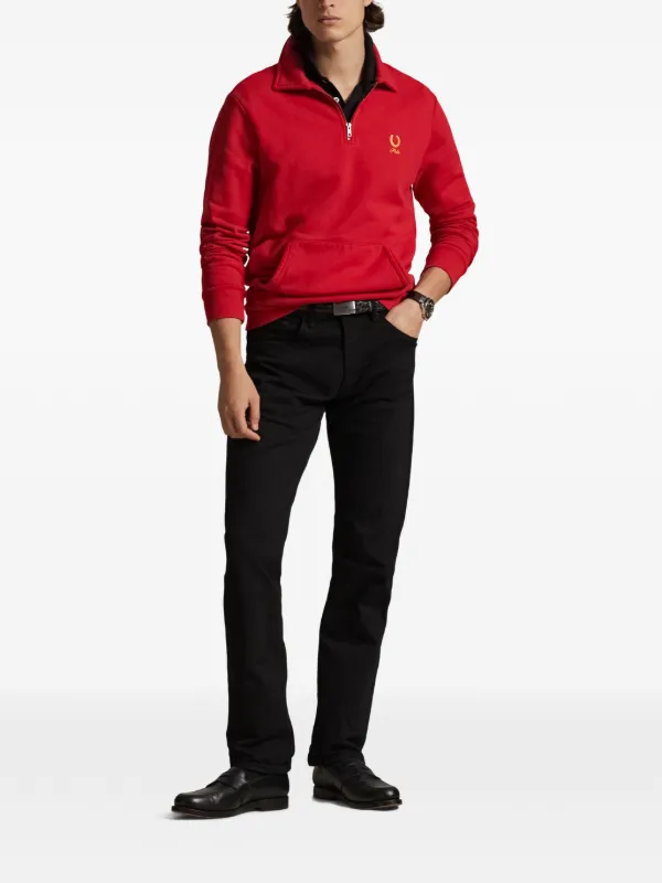 Polo Ralph Lauren Zip Pocket Polo Shirt | Red | FARFETCH
