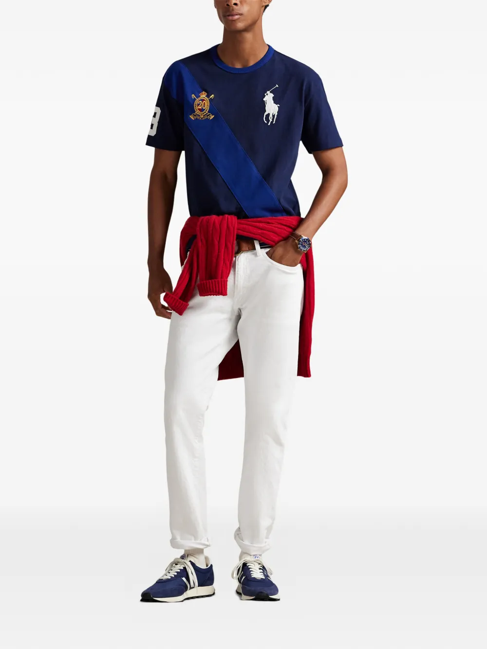 Polo Ralph Lauren T-shirt met logo Blauw