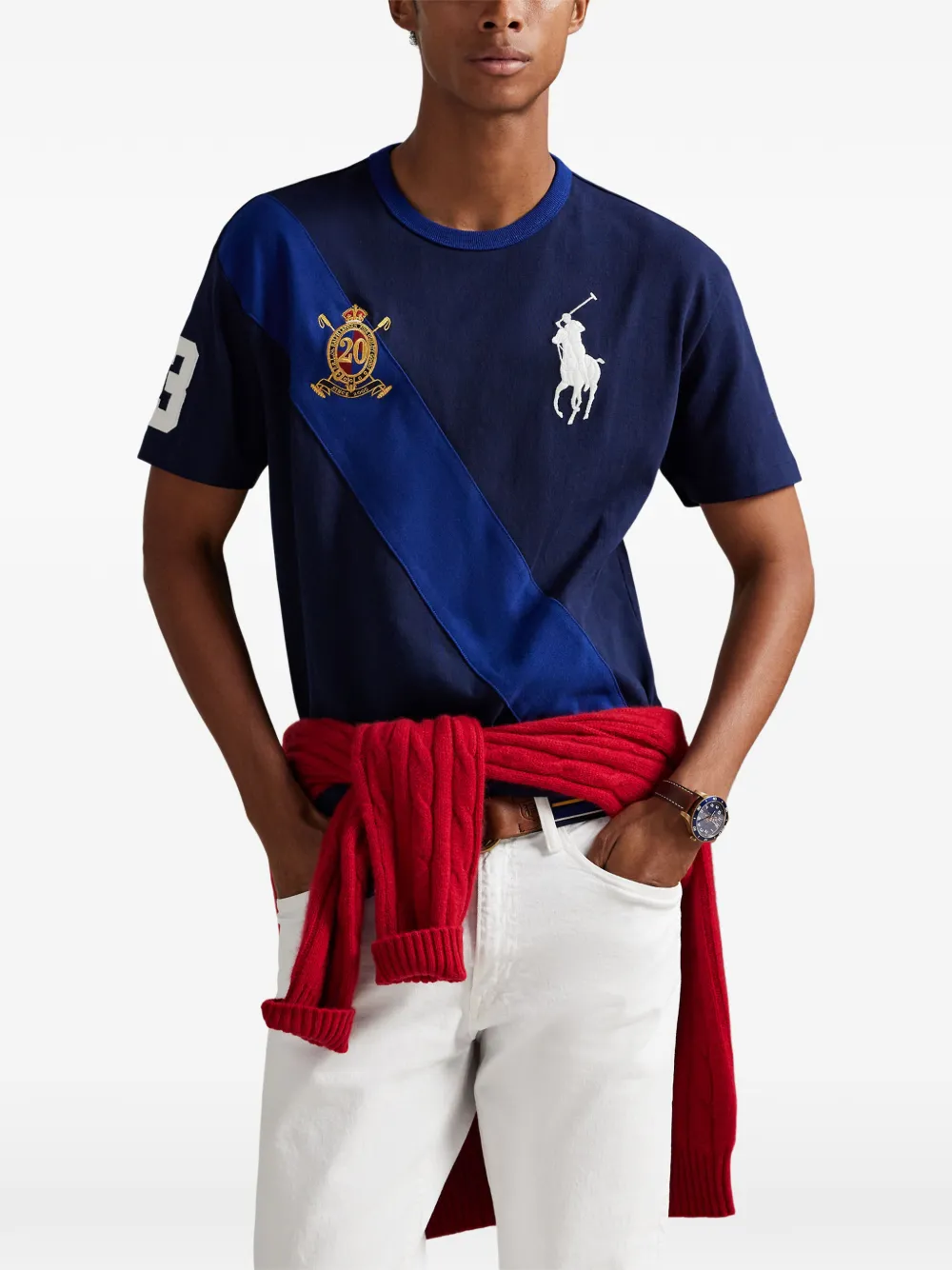 Polo Ralph Lauren T-shirt met logo Blauw