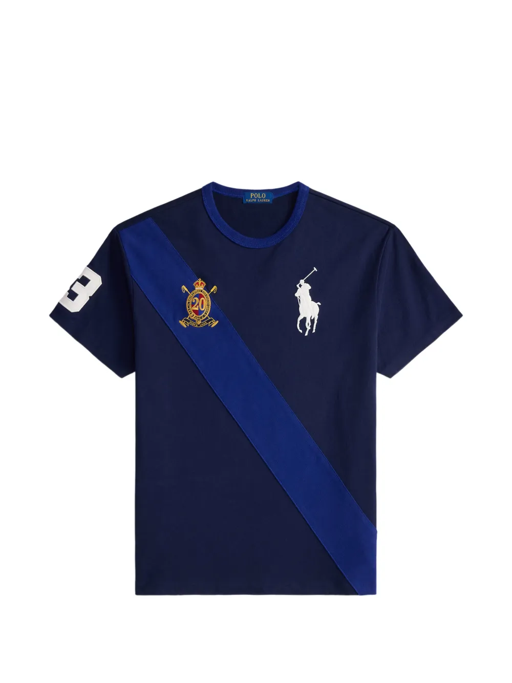 Polo Ralph Lauren logo graphic T-shirt - Blu
