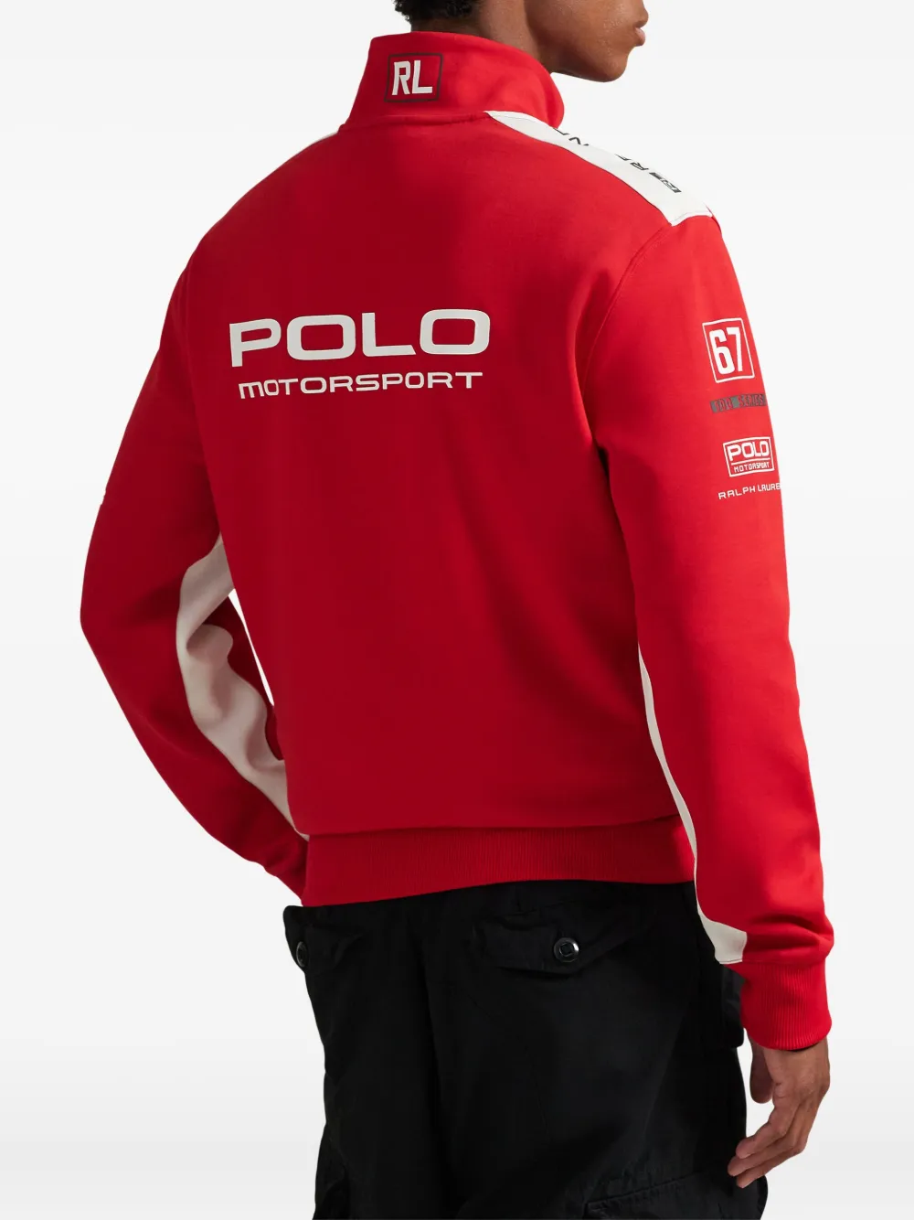 Polo Ralph Lauren Racing trui met rits Rood