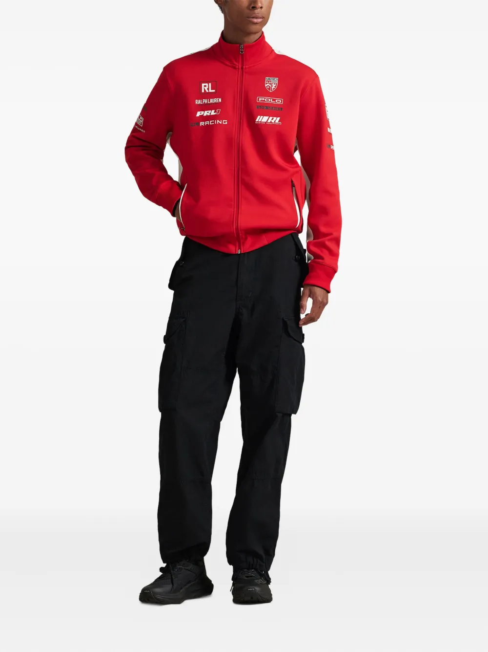Polo Ralph Lauren Racing zipped sweater - Rood