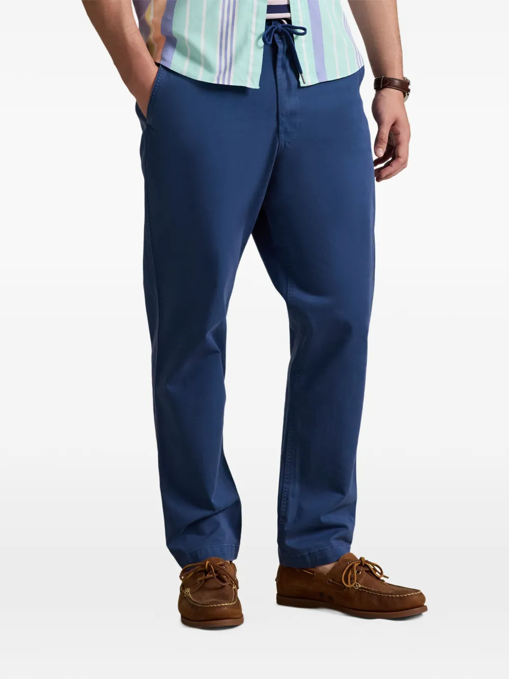 Polo Ralph Lauren Broek met trekkoord Blauw