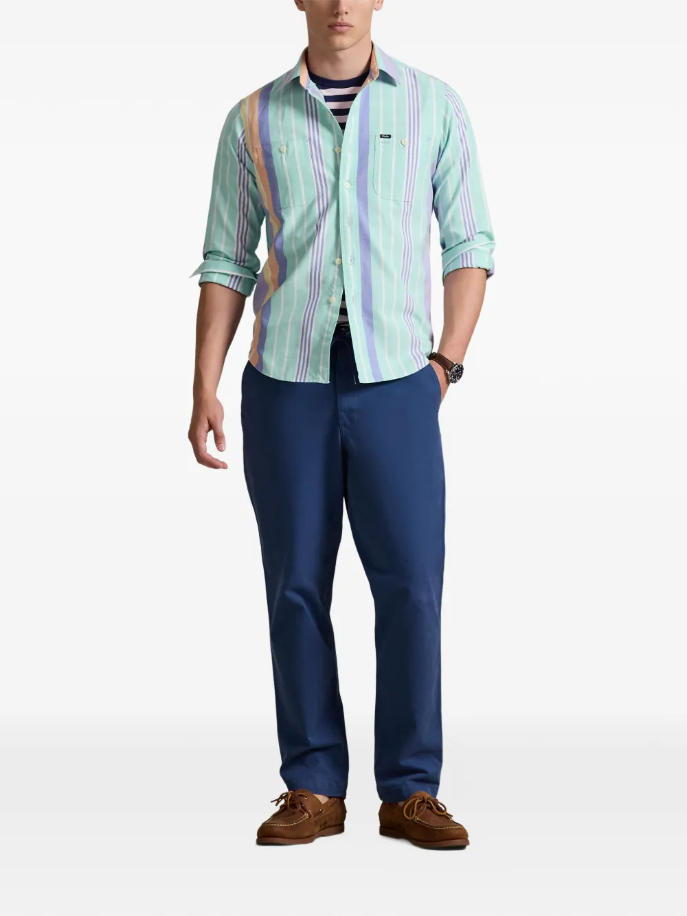 Polo Ralph Lauren Broek met trekkoord Blauw