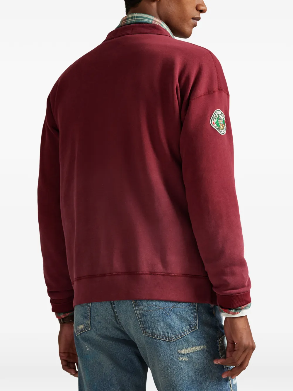 Polo Ralph Lauren Vest met borduurwerk en knoop Rood