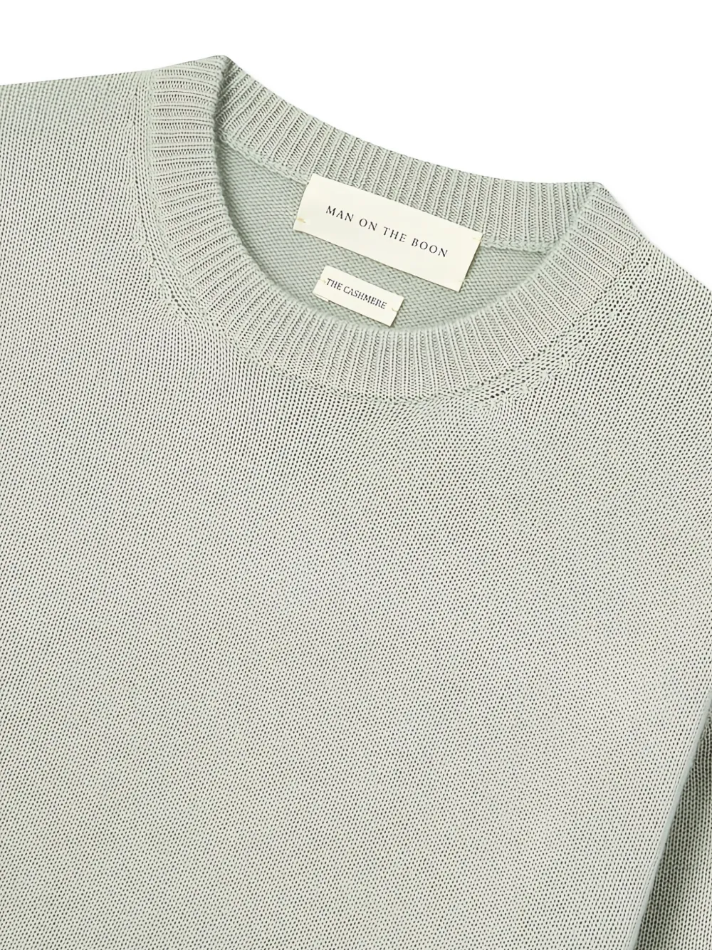 Man On The Boon. Trui met ronde hals Groen