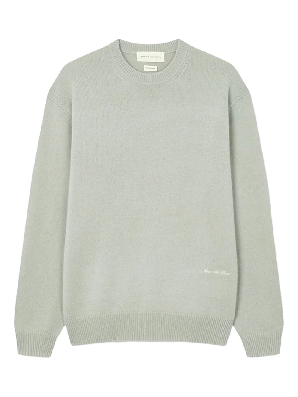 Man On The Boon. crew-neck sweater | Green | Image 1
