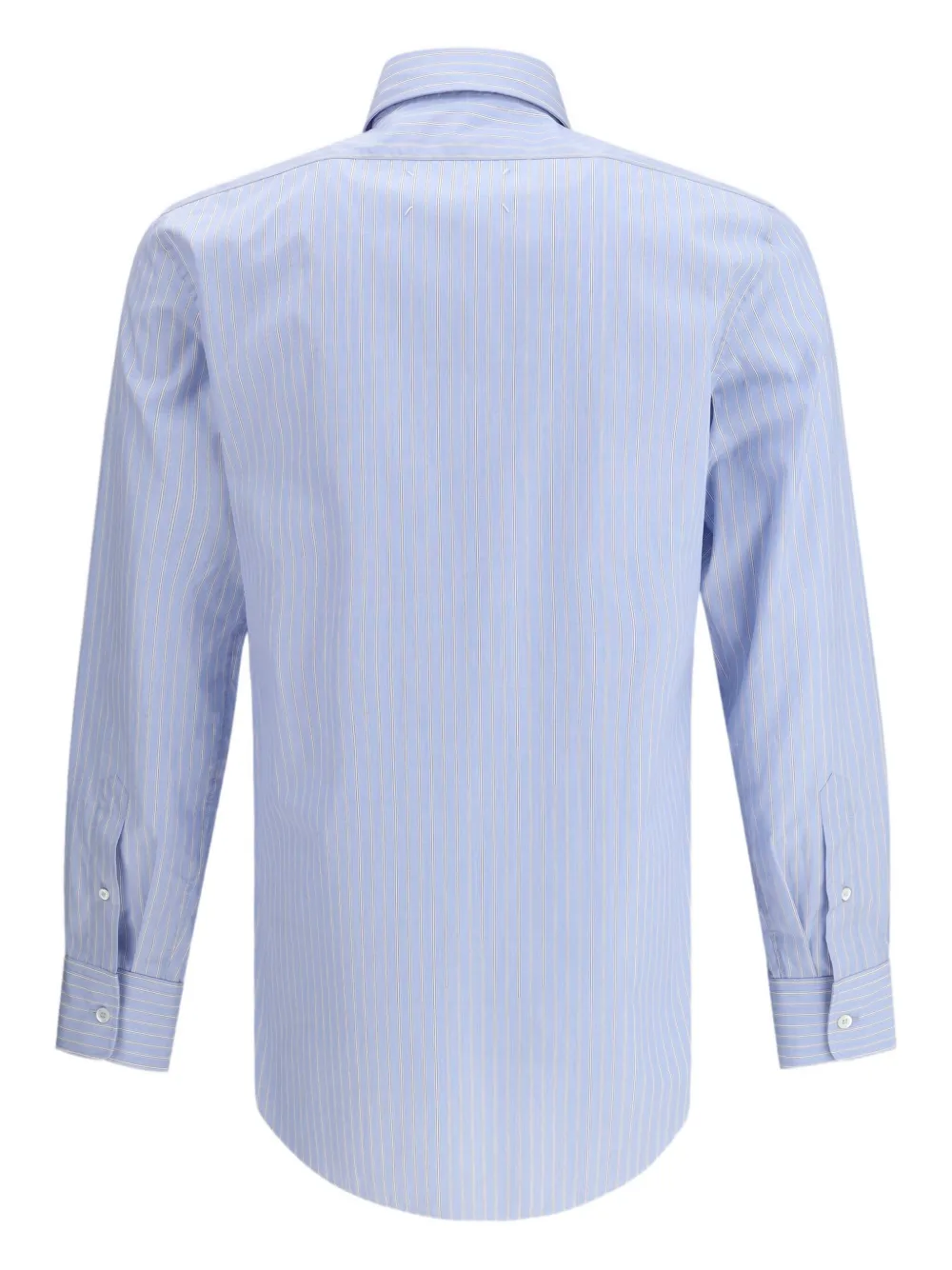 Maison Margiela striped pocket shirt - Blauw