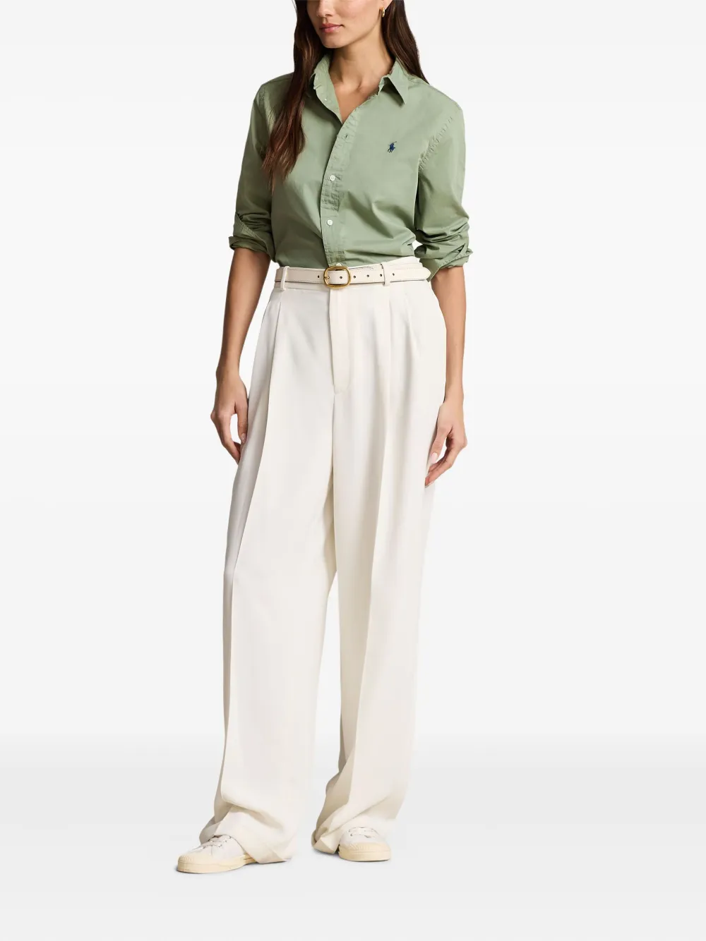 Polo Ralph Lauren buttoned long-sleeve shirt - Groen