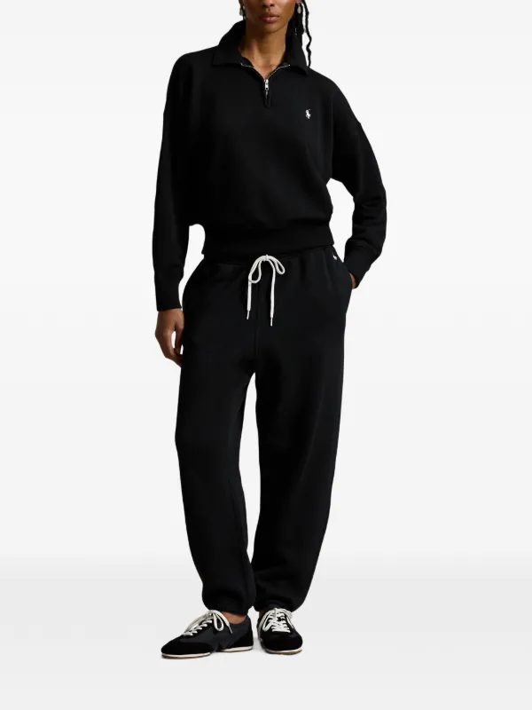 不*迎様 polo ralphrauren スウェット セットアップ XXL ネ Polo Ralph Lauren quarter-zip Fleece Pullover | Black | FARFETCH AO