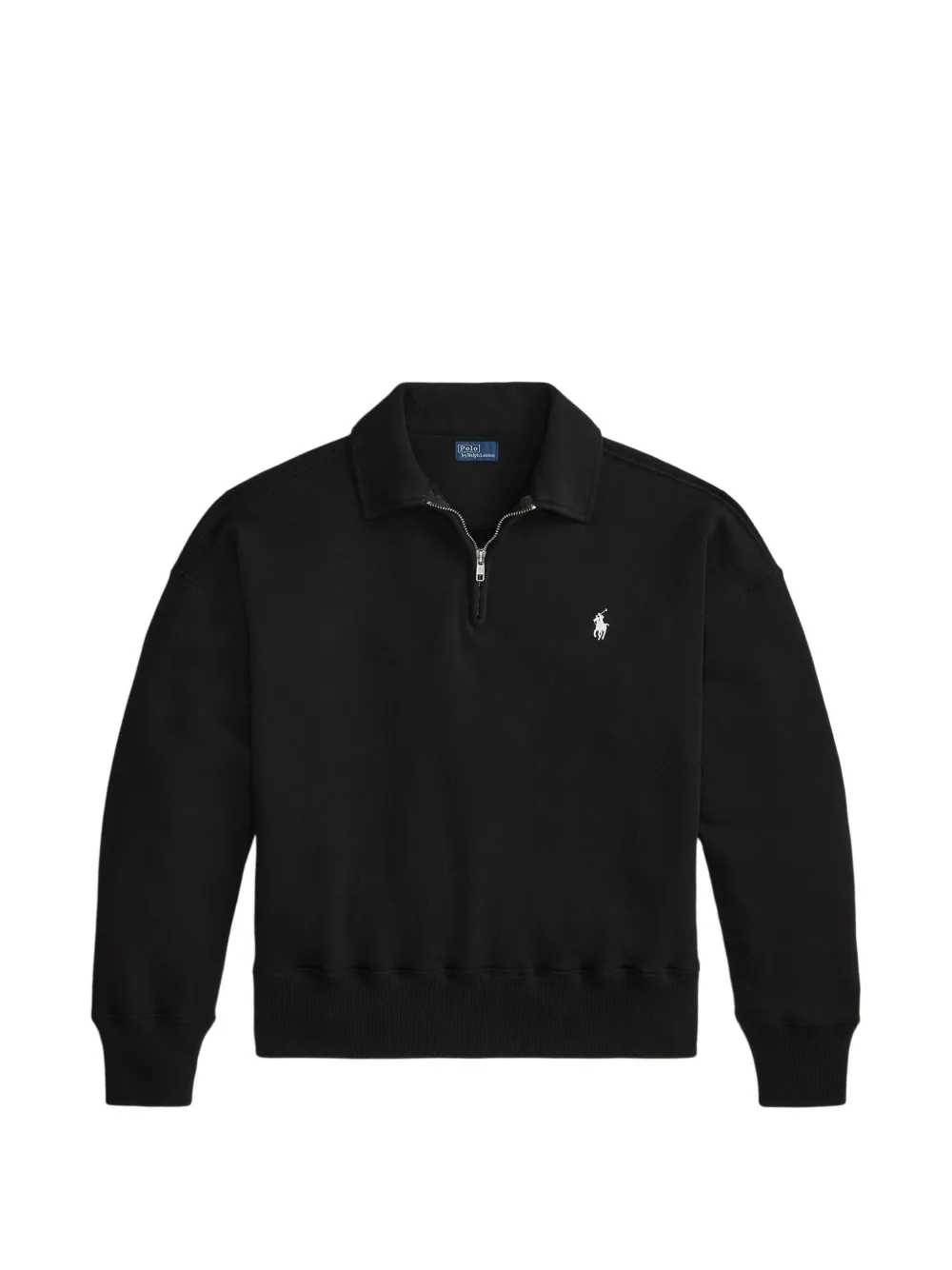 Polo Ralph Lauren zip-up collar polo shirt - Nero