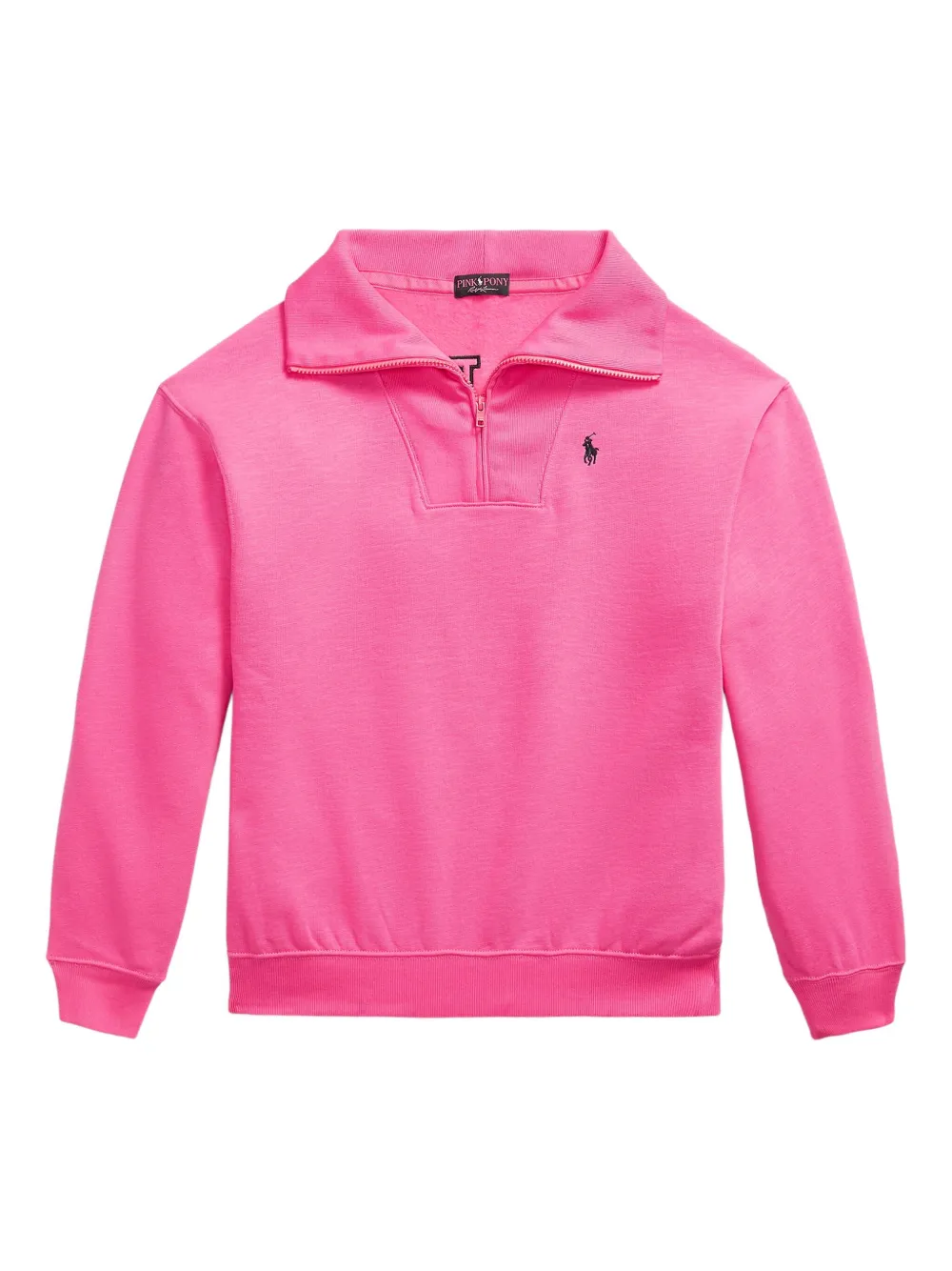 Polo Ralph Lauren Pink Pony half-zip sweatshirt - ピンク Polo Ralph Lauren Pink Pony half-zip sweatshirt - ピンク