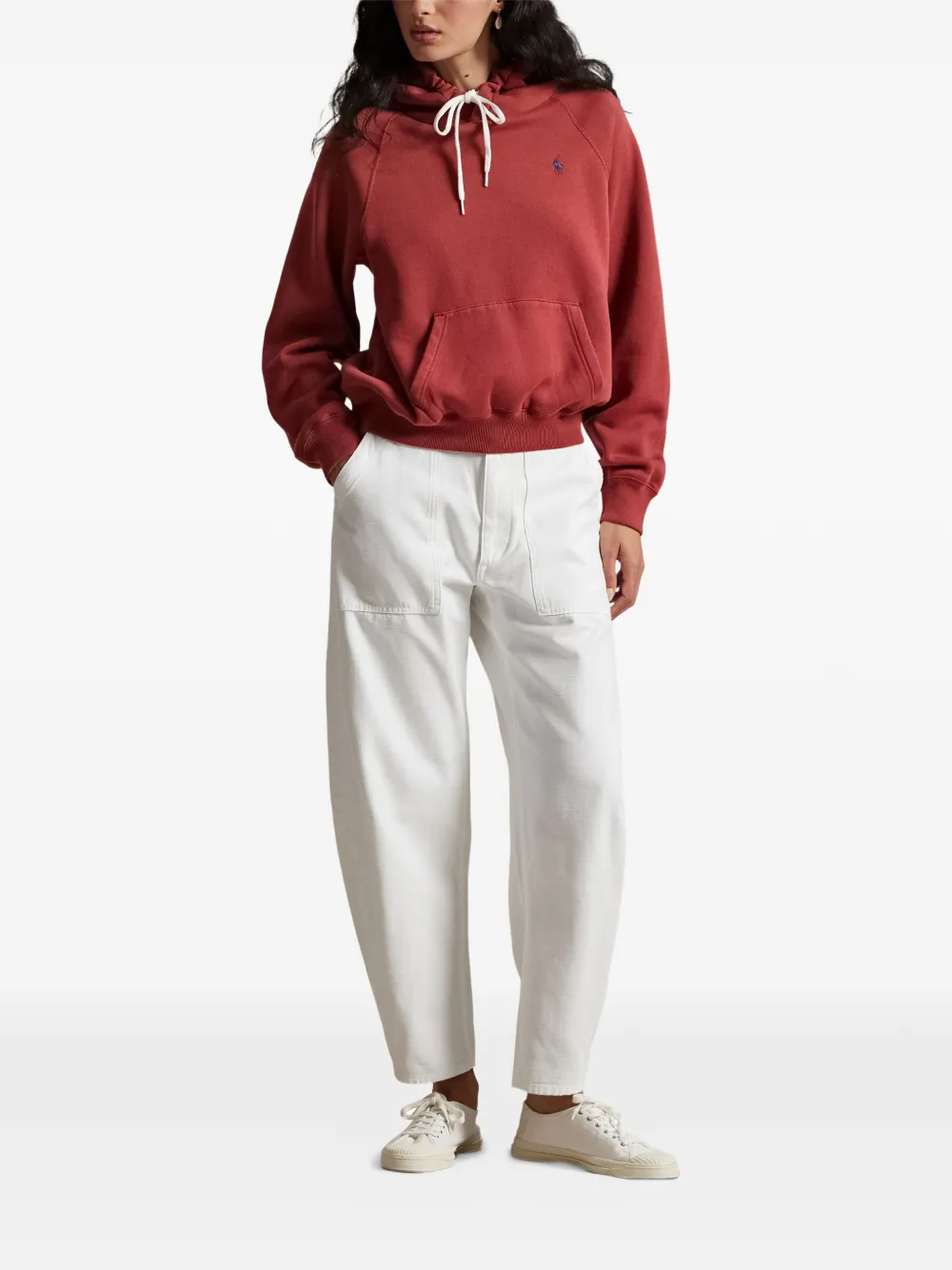 Polo Ralph Lauren Hoodie met logodetail Rood