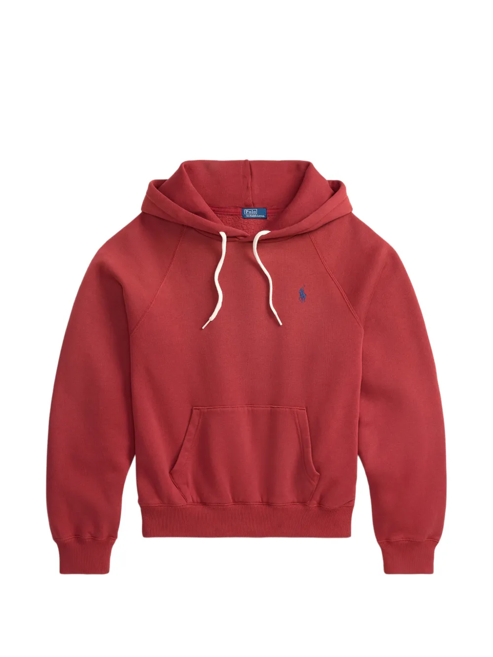 Polo Ralph Lauren logo-detail hoodie - Rosso