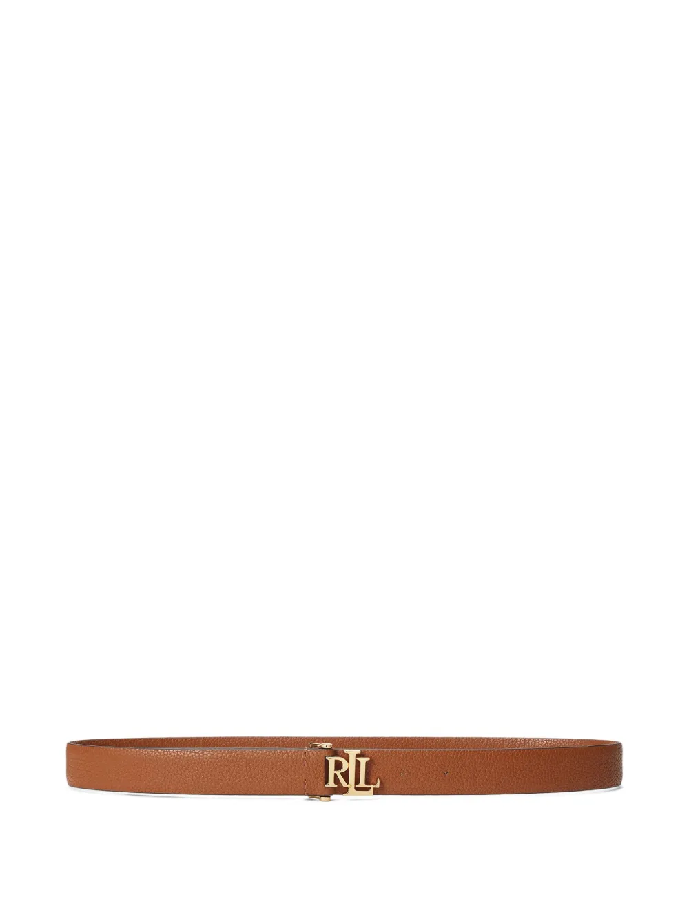 Lauren Ralph Lauren logo-buckle belt - Marrone
