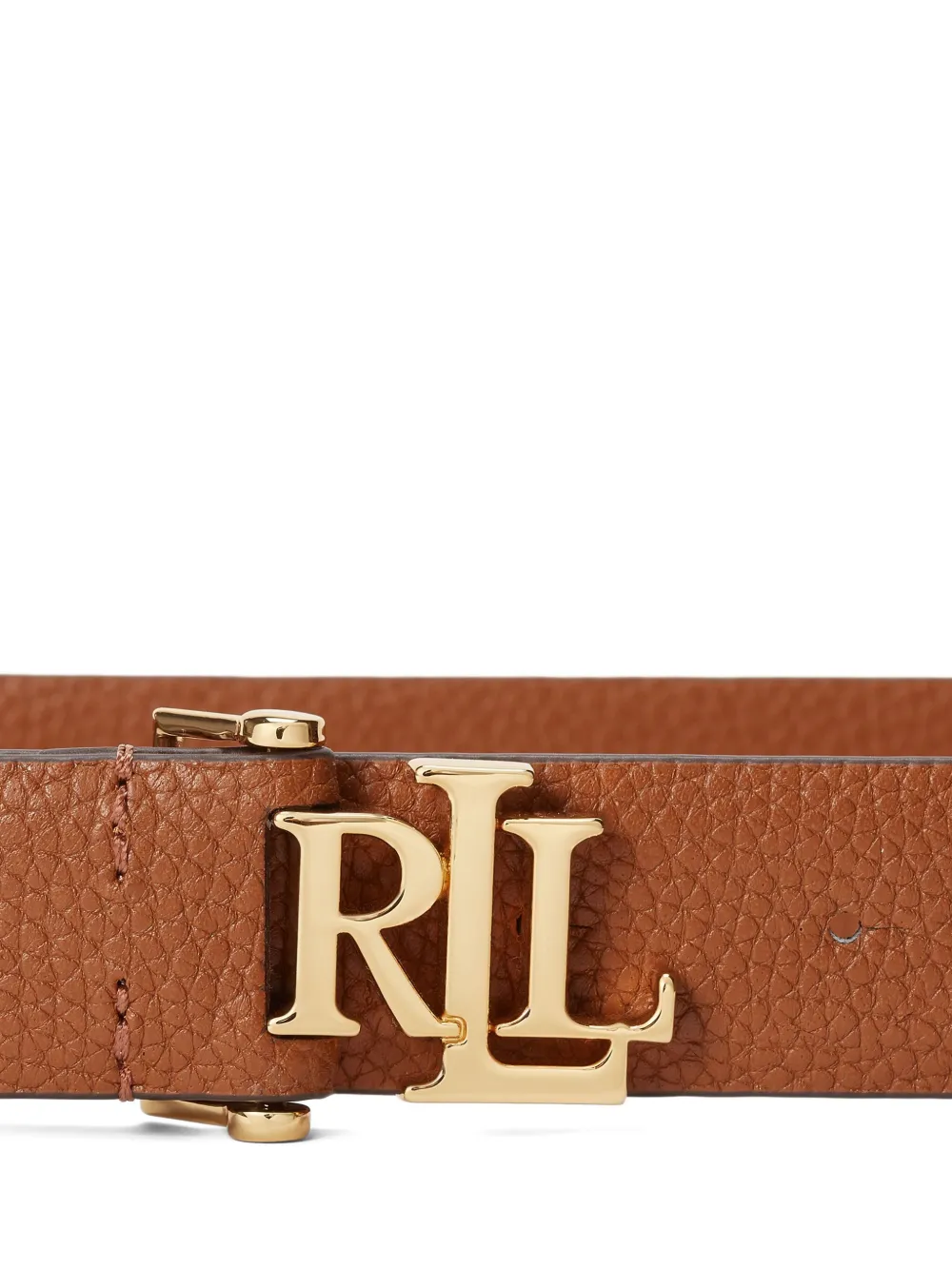Lauren Ralph Lauren logo-buckle belt - Bruin