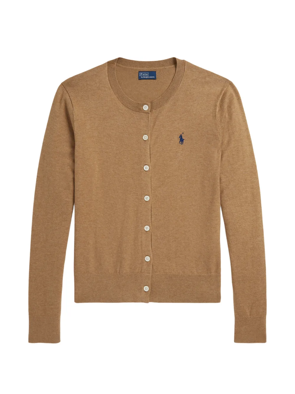 Polo Ralph Lauren long-sleeve buttoned cardigan - Marrone