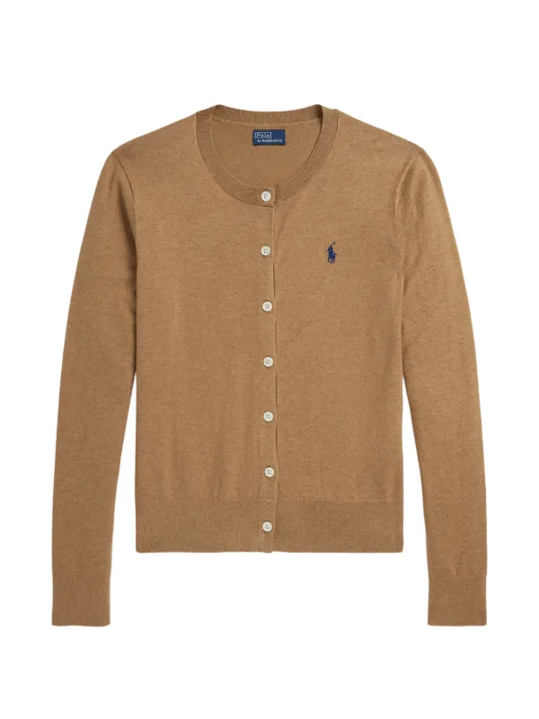 Polo Ralph Lauren ロングスリーブ ボタン カーディガン | ブラウン