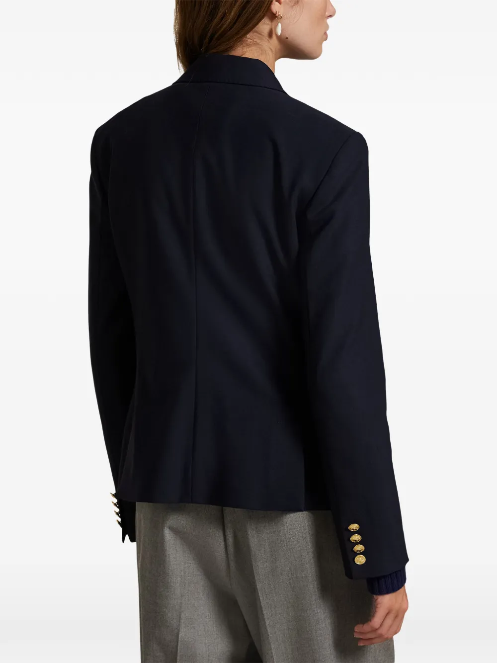 Polo Ralph Lauren Blazer met dubbele rij knopen Blauw