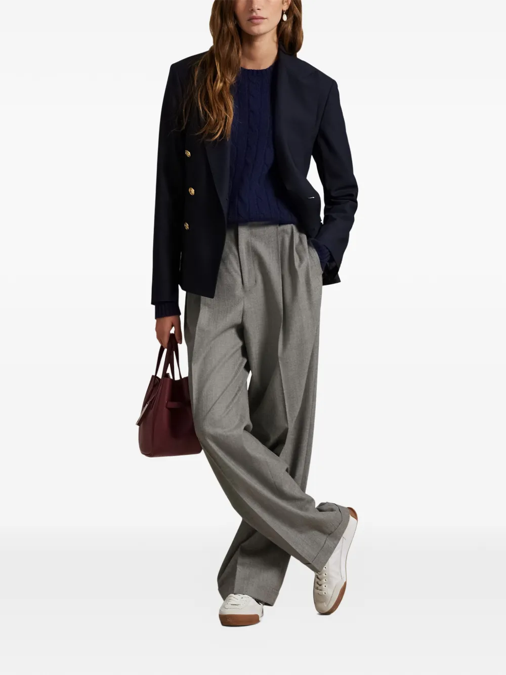 Polo Ralph Lauren Blazer met dubbele rij knopen Blauw