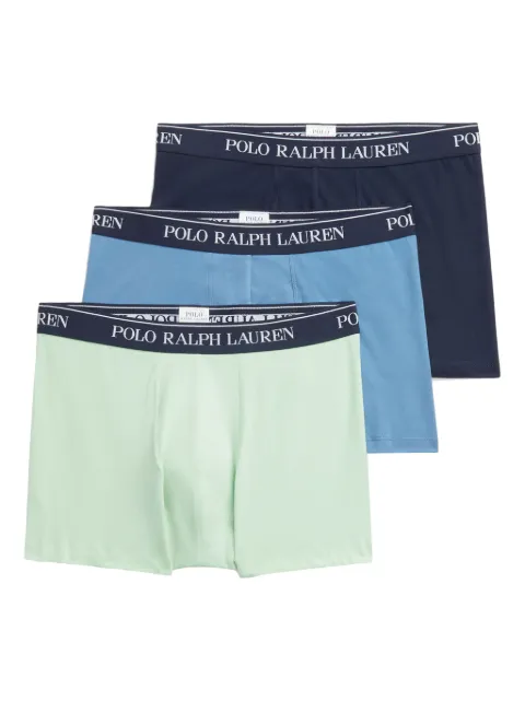 Polo Ralph Lauren pack de tres bóxeres con logo en la pretina