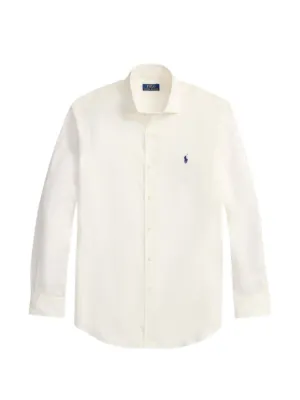 Polo Ralph Lauren long-sleeve Linen Shirt | White | FARFETCH