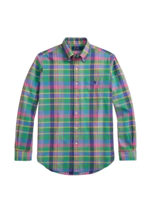Polo Ralph Lauren Checked Shirt | Blue | FARFETCH CA