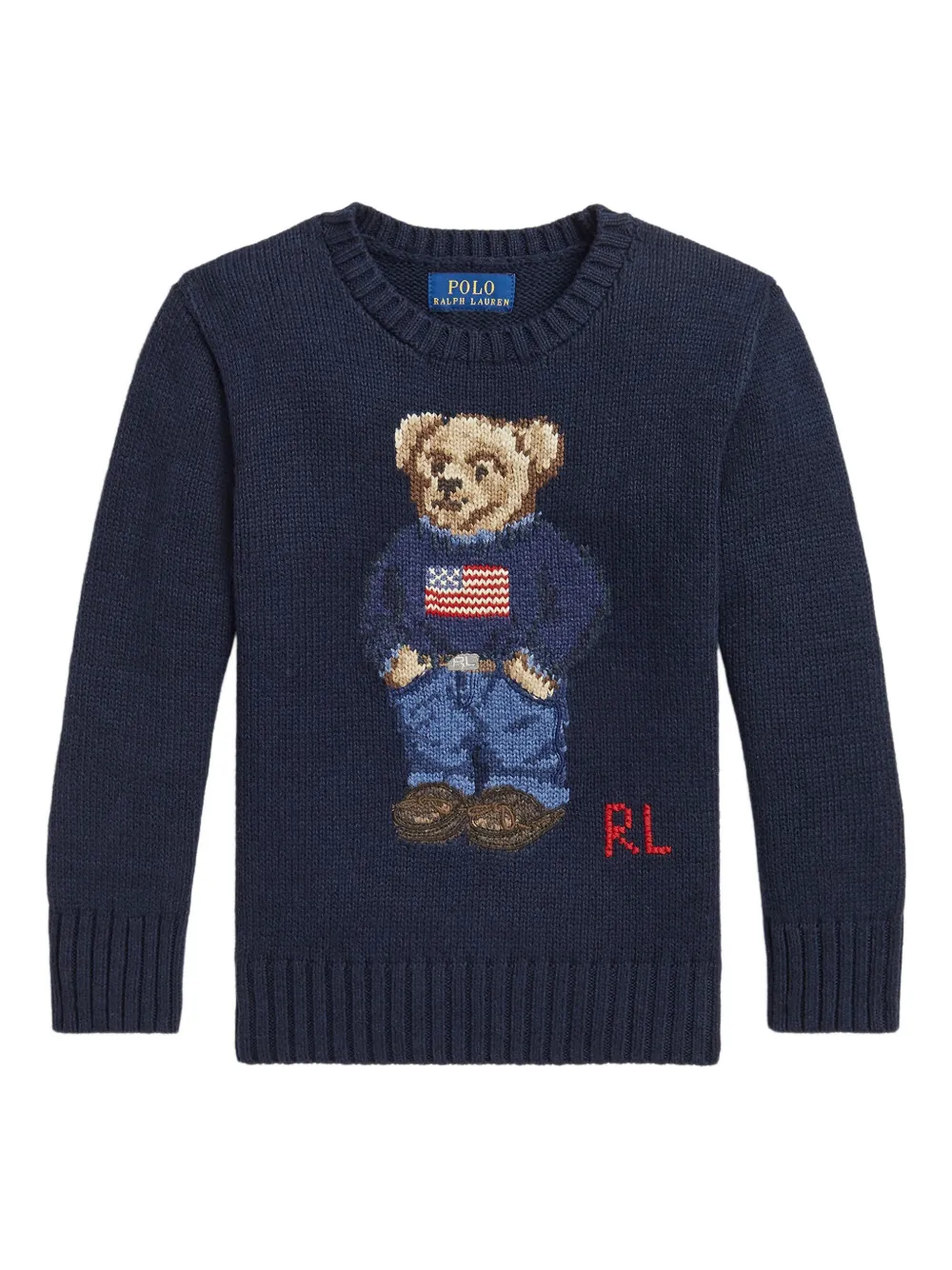 POLO RALPH LAUREN KIDS Maglione Polo Bear - Blu