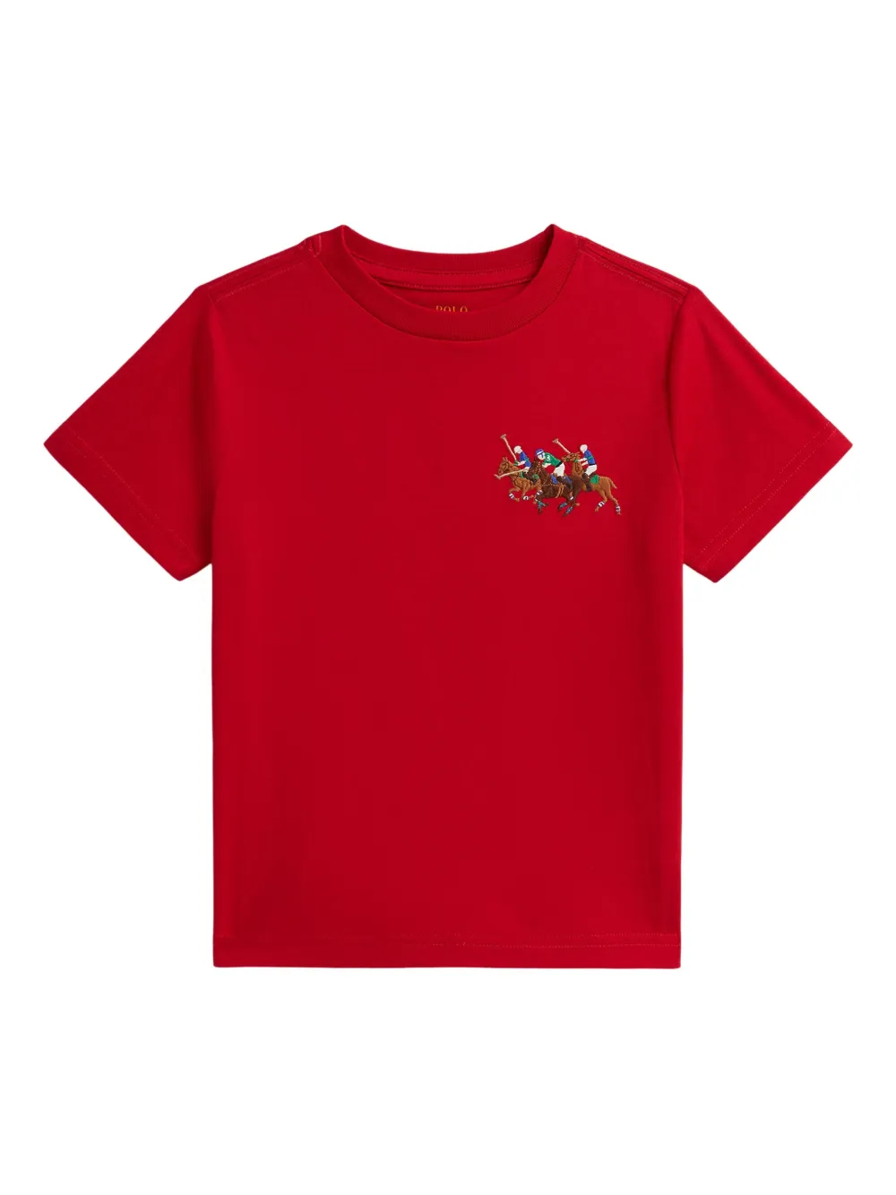 POLO RALPH LAUREN KIDS T-shirt girocollo - Rosso