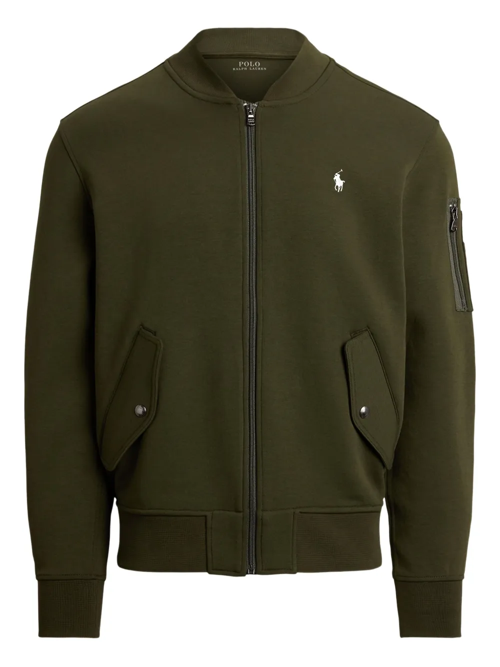 Polo Ralph Lauren suéter con cierre en la parte delantera | verde | Image 1