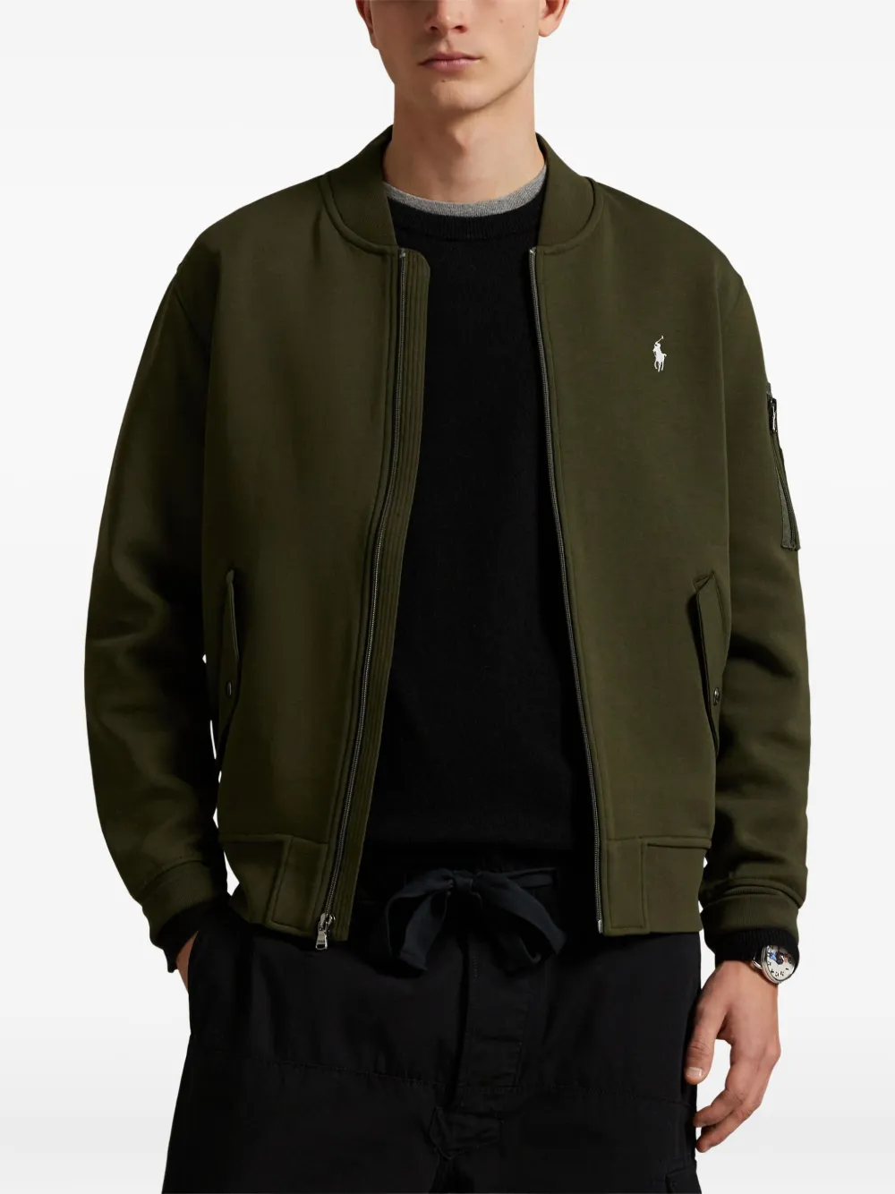 Polo Ralph Lauren Trui met rits Groen