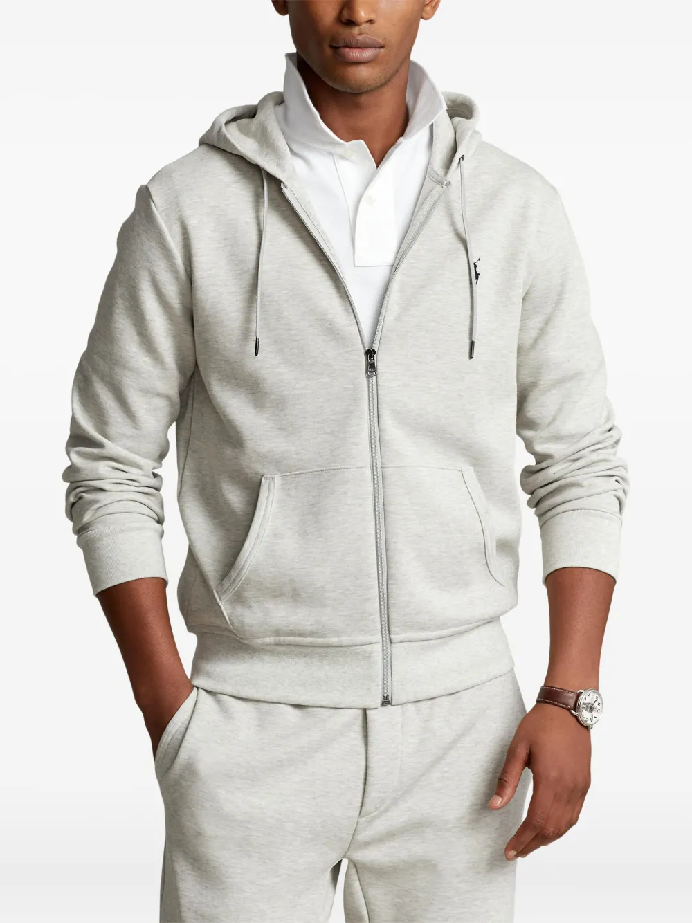 Polo Ralph Lauren Hoodie met rits Grijs