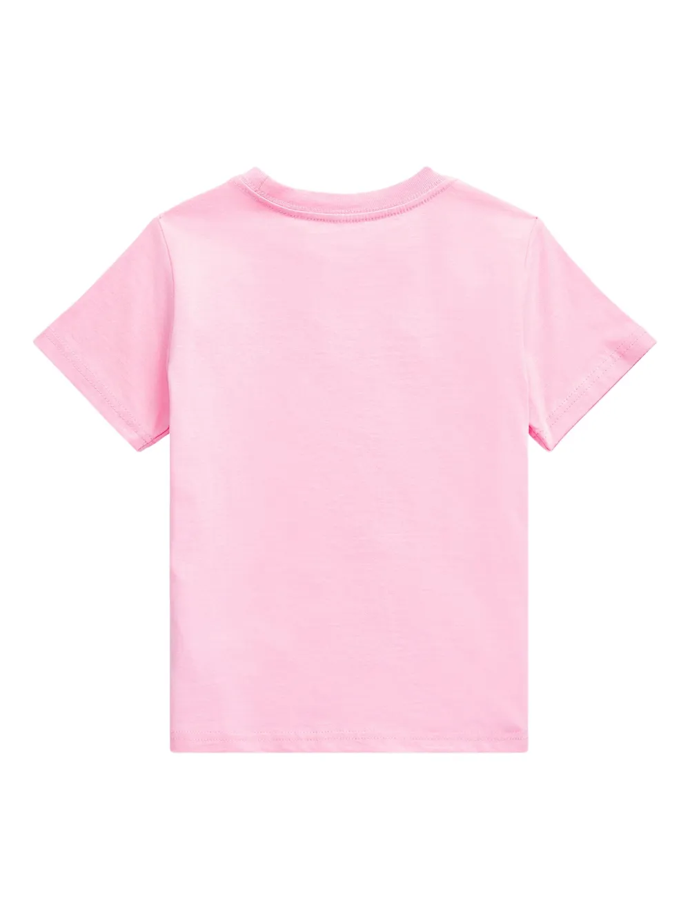 POLO RALPH LAUREN KIDS T-shirt met geborduurd logo Roze